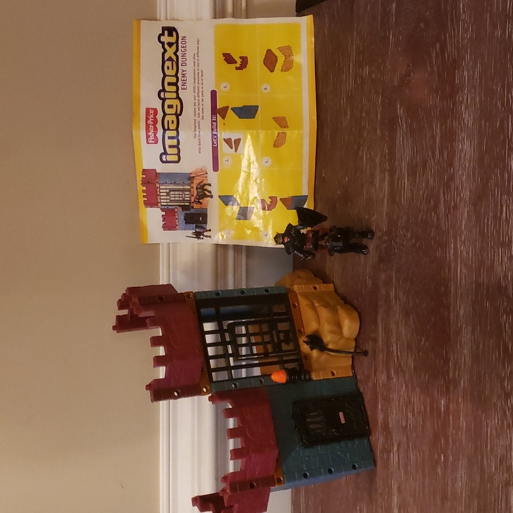 2003 Imaginext Battle Castle Enemy Dungeon Complete!💖HP💖 Rare ! Collectable!